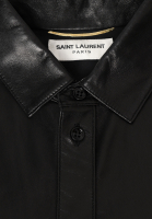 Saint Laurent Leather Blouse