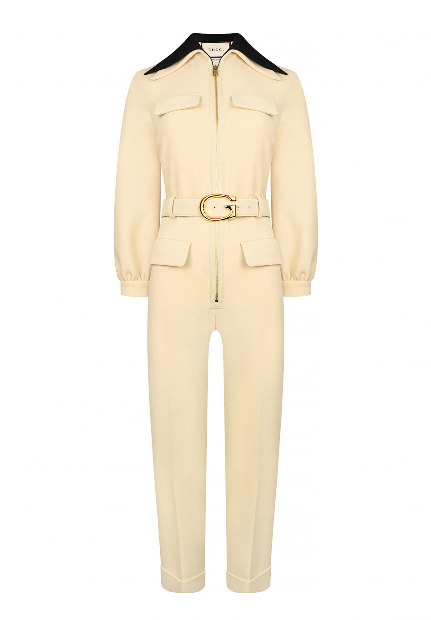 Gucci Jumpsuit With Contrasting Collar