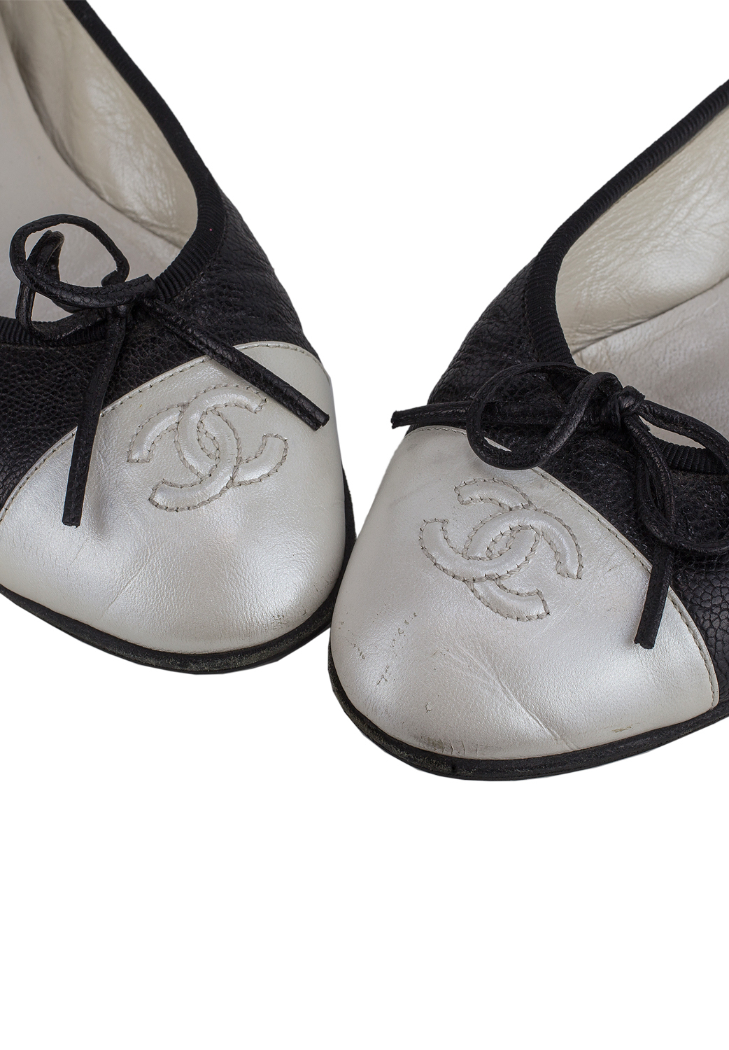 Chanel Leather Ballet Flats