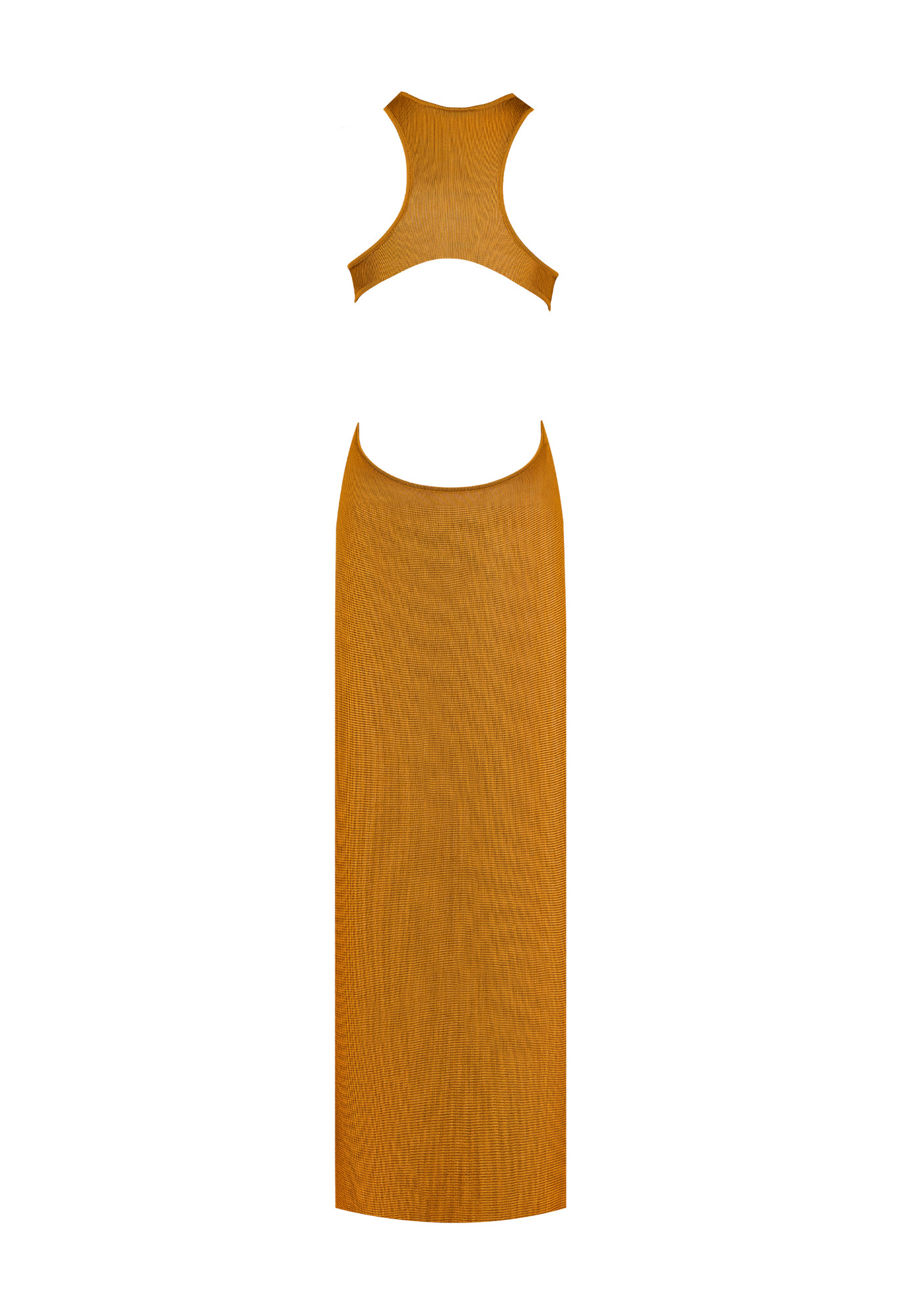 Saint Laurent Golden Dress