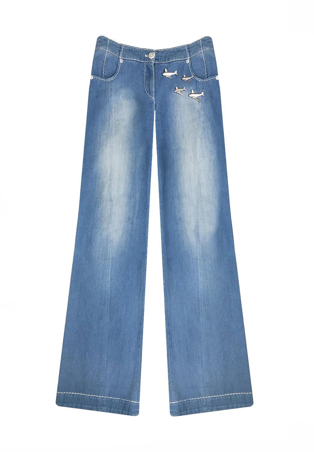 Chanel Blue Jeans