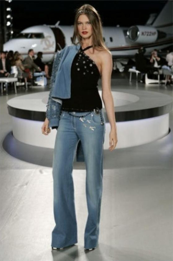 Chanel Blue Jeans