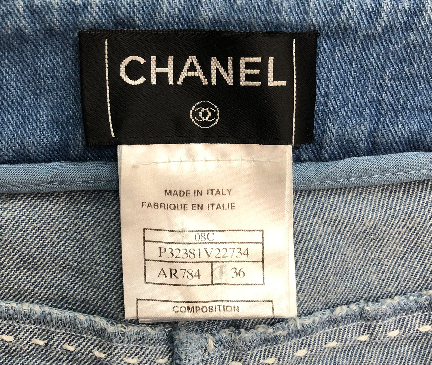 Chanel Blue Jeans