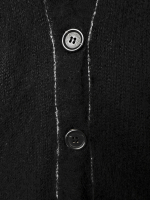 Prada Black Mohair Cardigan