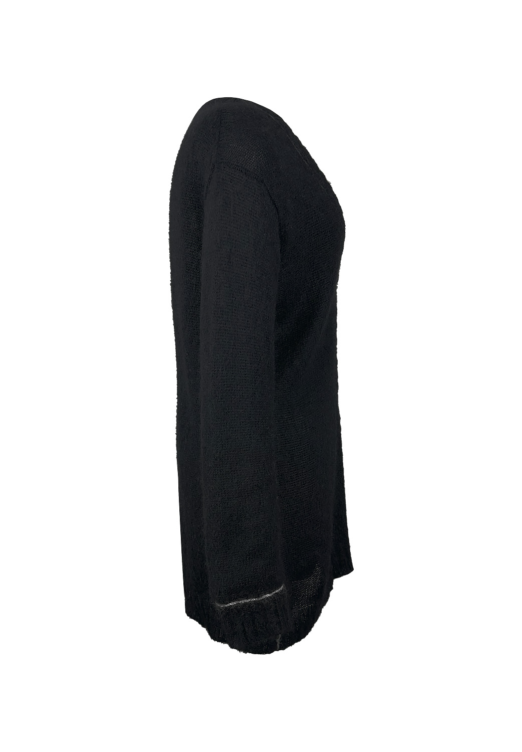 Prada Black Mohair Cardigan
