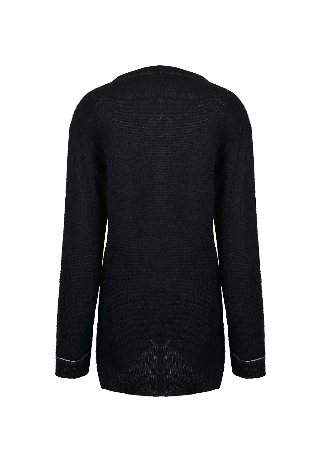 Prada Black Mohair Cardigan