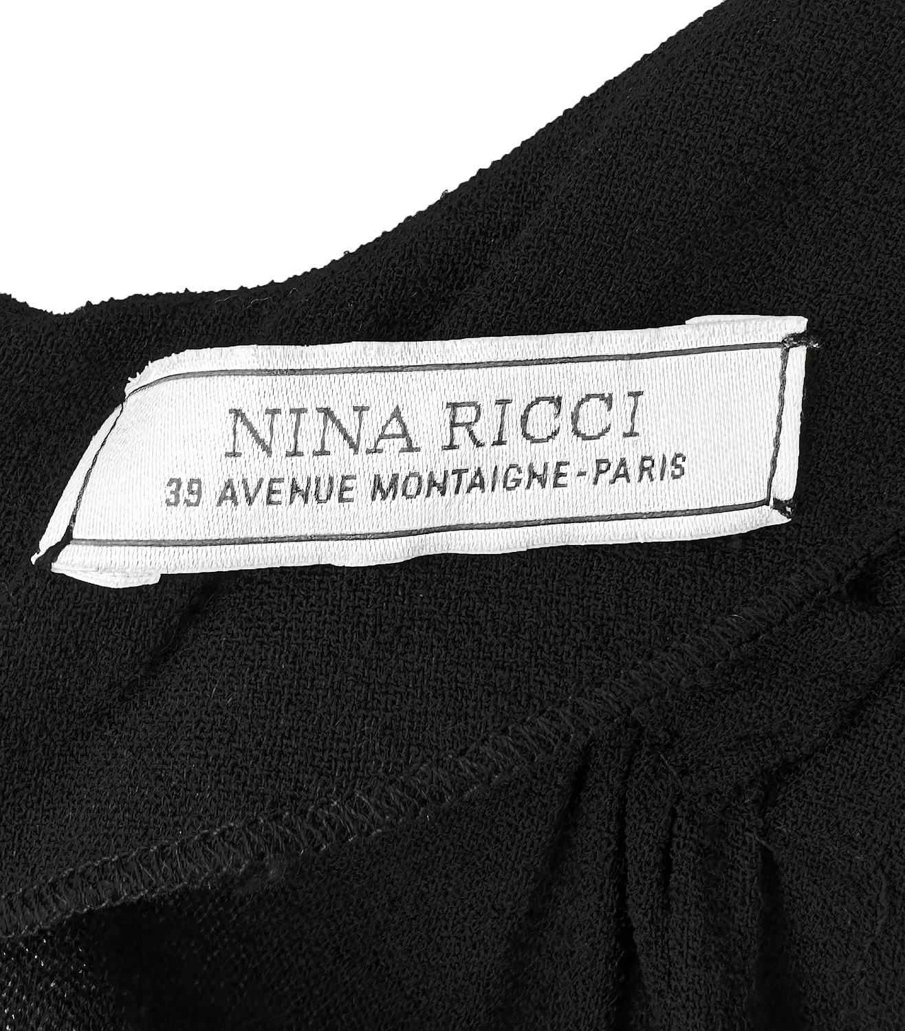 Nina Ricci Black Dress