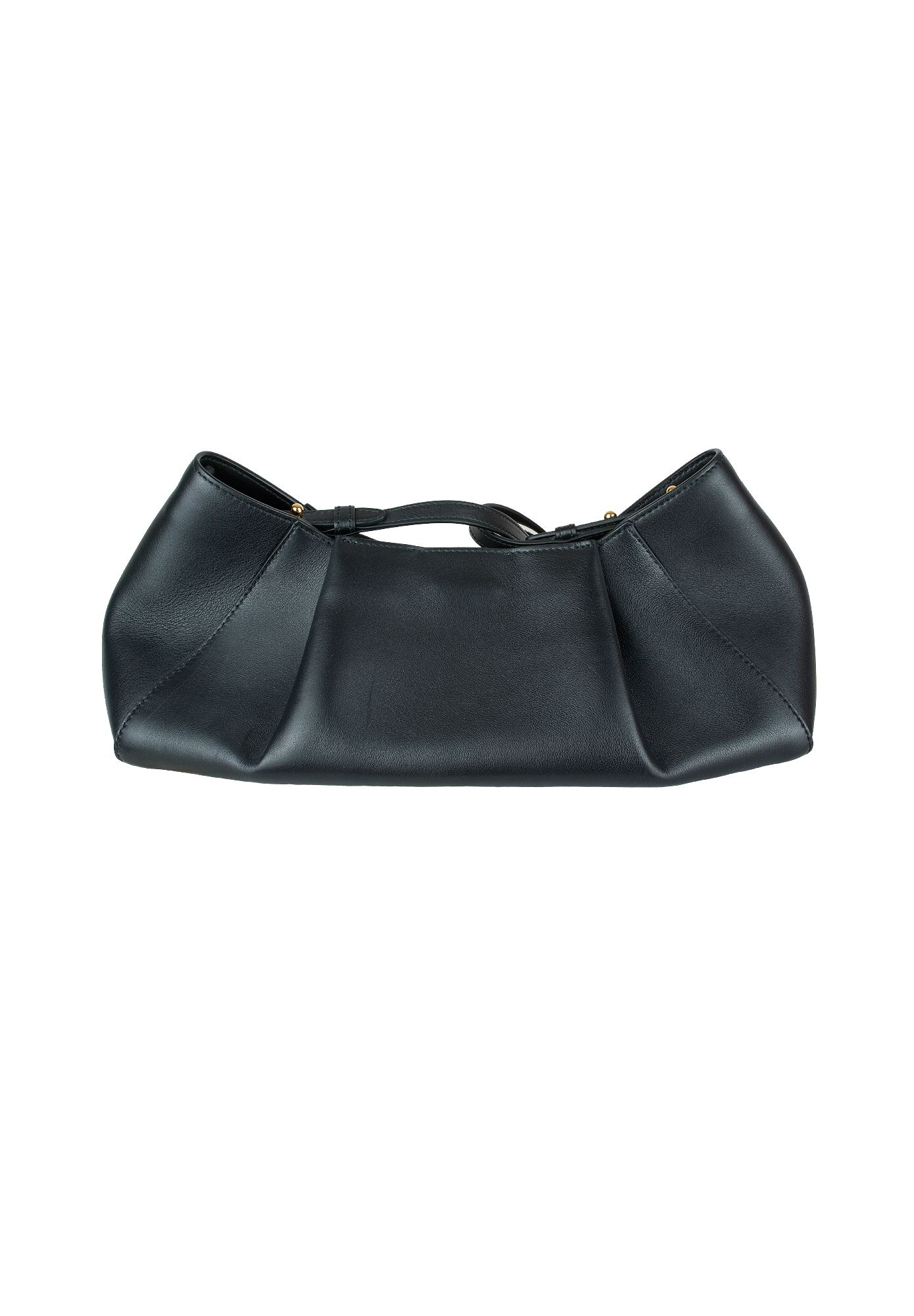 Khaite Jeanne Black Leather Bag