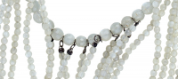 Brunello Cucinelli Beaded White Necklace