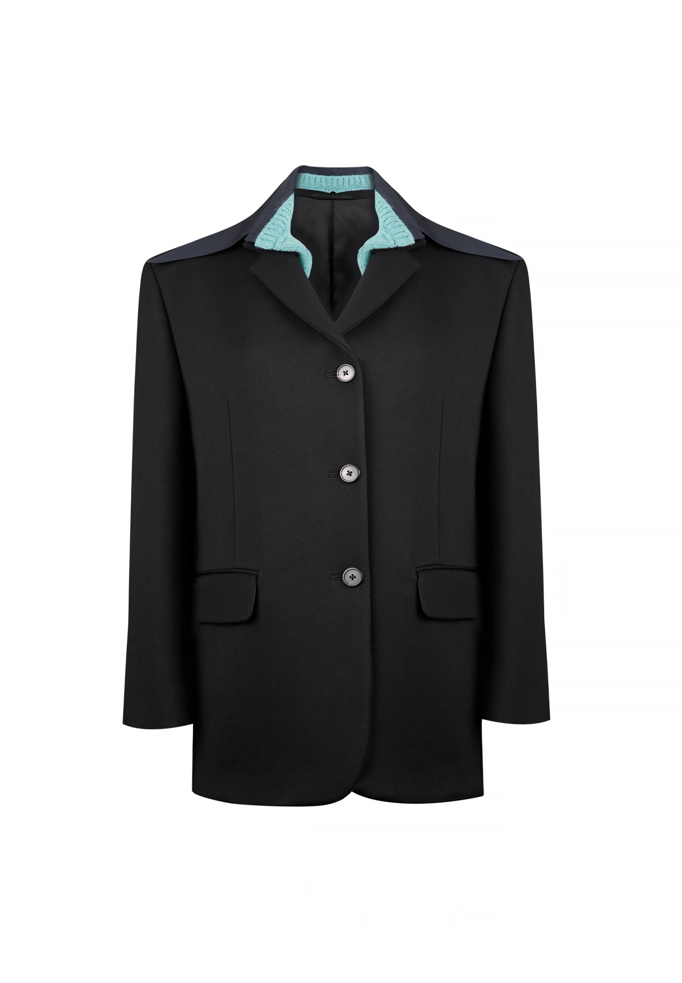 Prada Layered Collar Blazer