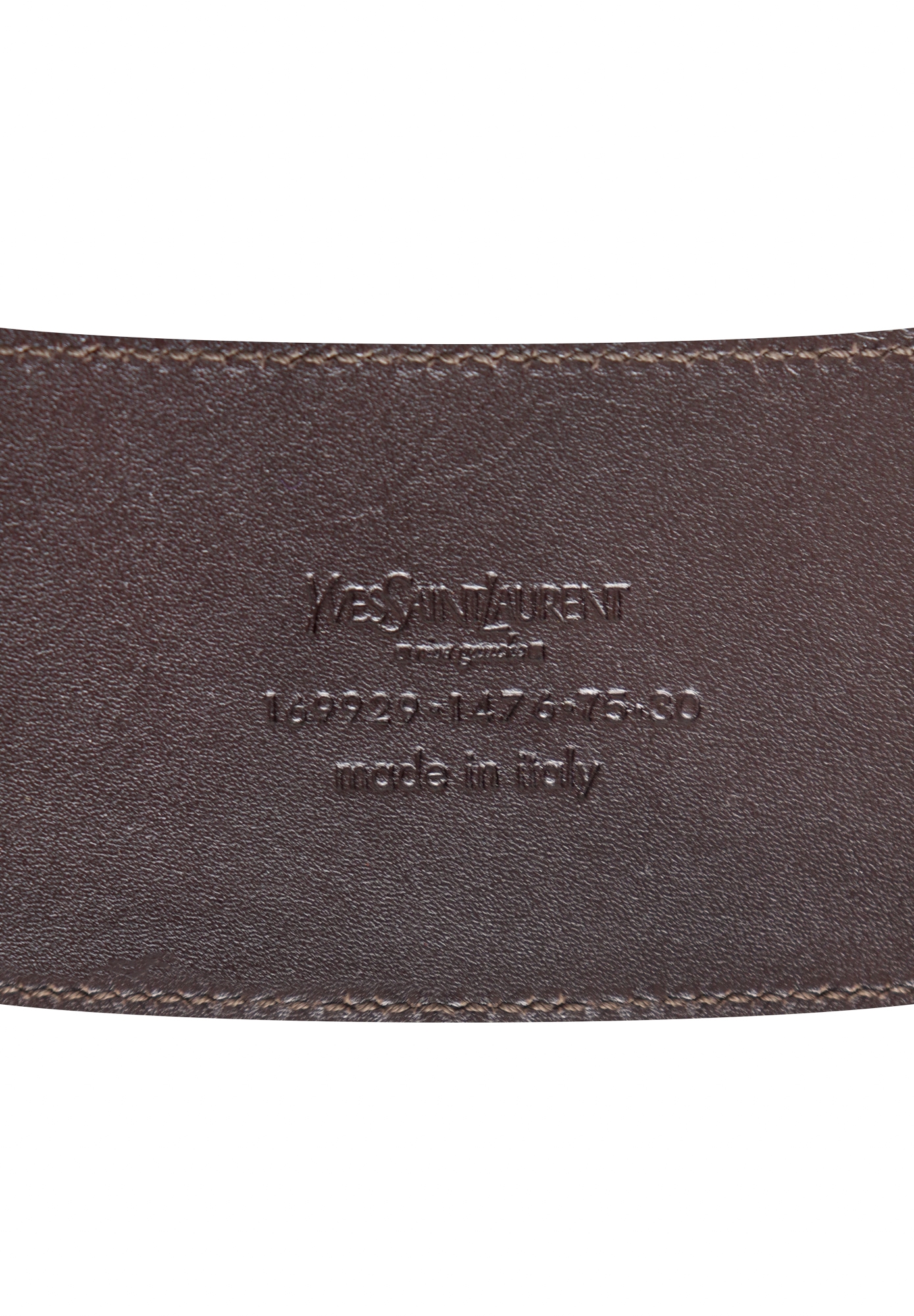 Yves Saint Laurent Brown Belt
