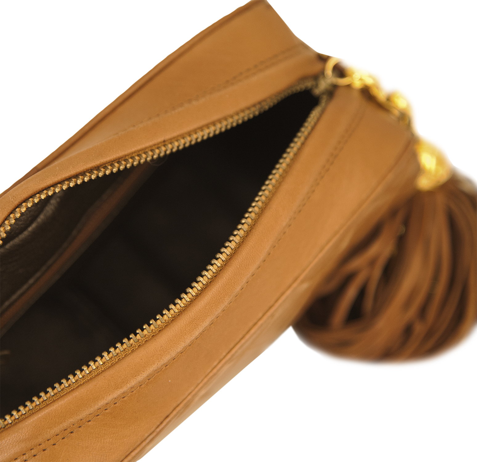 Chanel Brown Tassel Bag