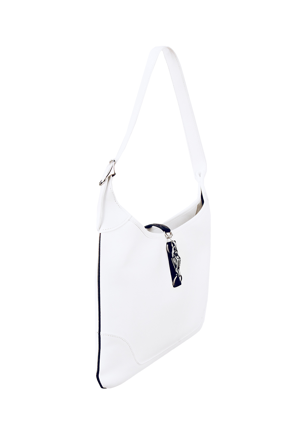 Hermès Trim 31 White Epsom Leather Bag