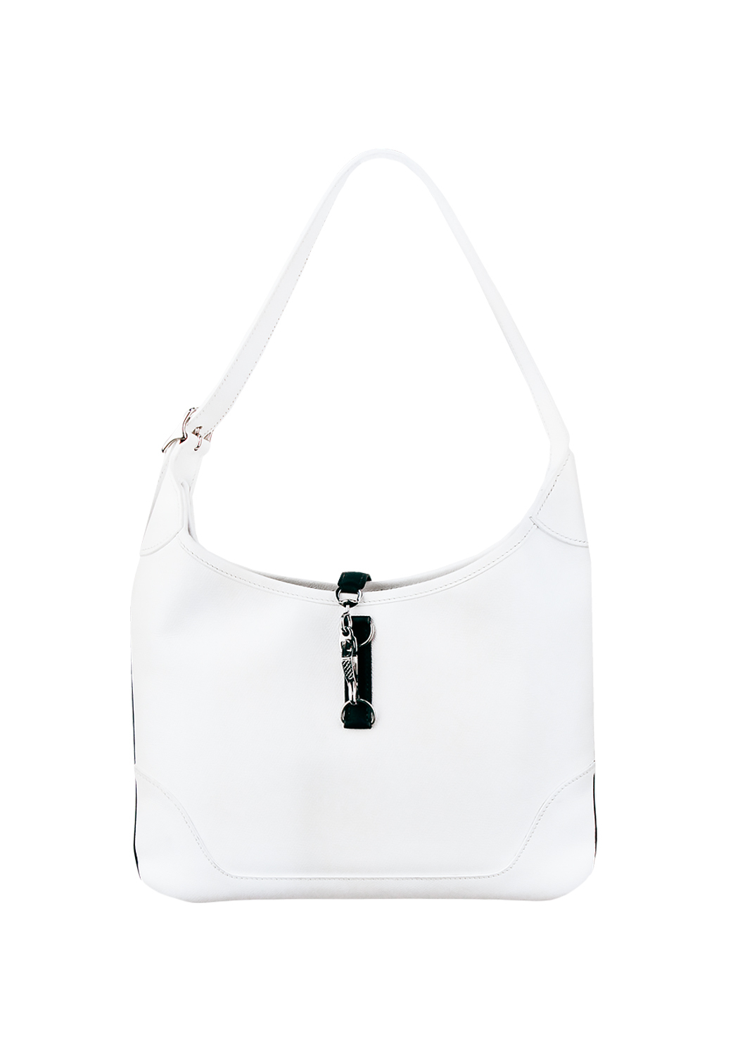 Hermès Trim 31 White Epsom Leather Bag