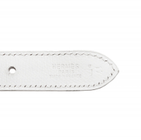 Hermès Trim 31 White Epsom Leather Bag