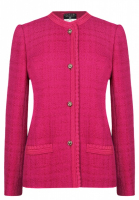 Chanel Magenta Tweed Jacket