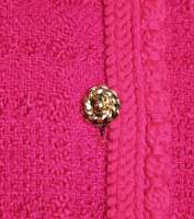Chanel Magenta Tweed Jacket