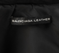 Balenciaga Black Leather Jacket
