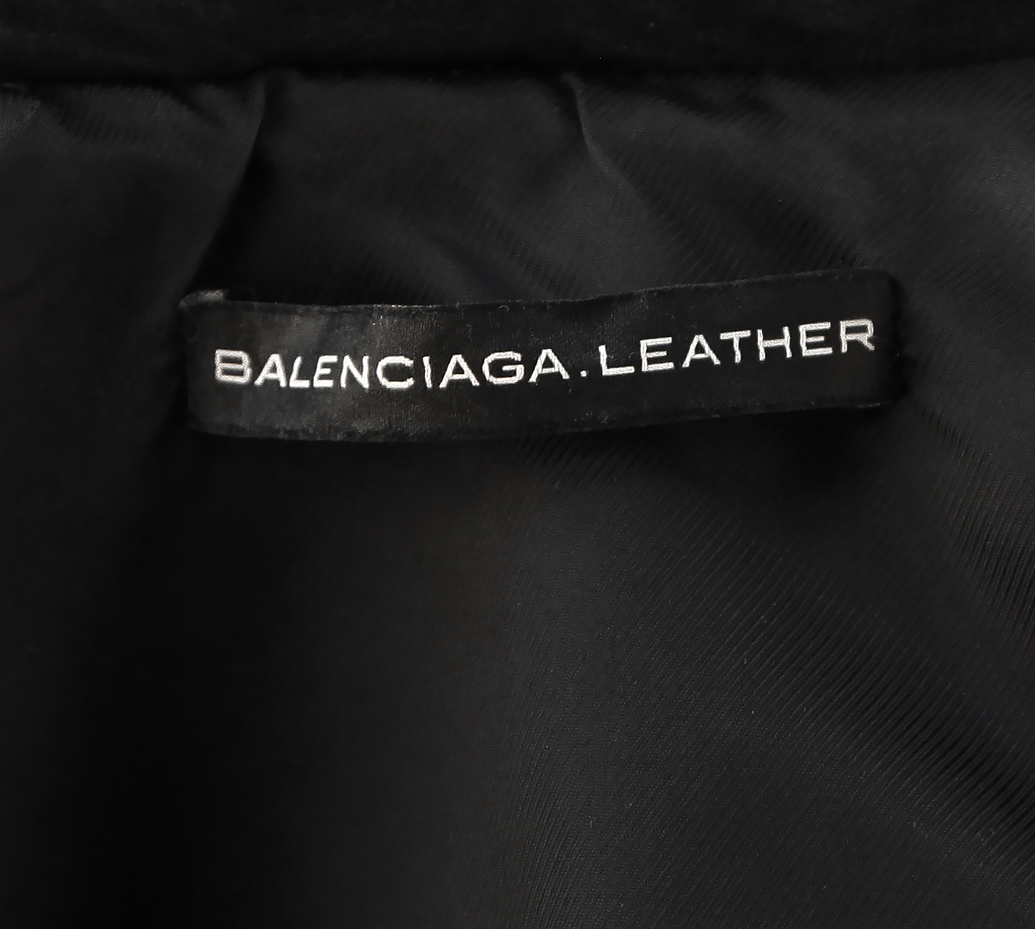 Balenciaga Black Leather Jacket