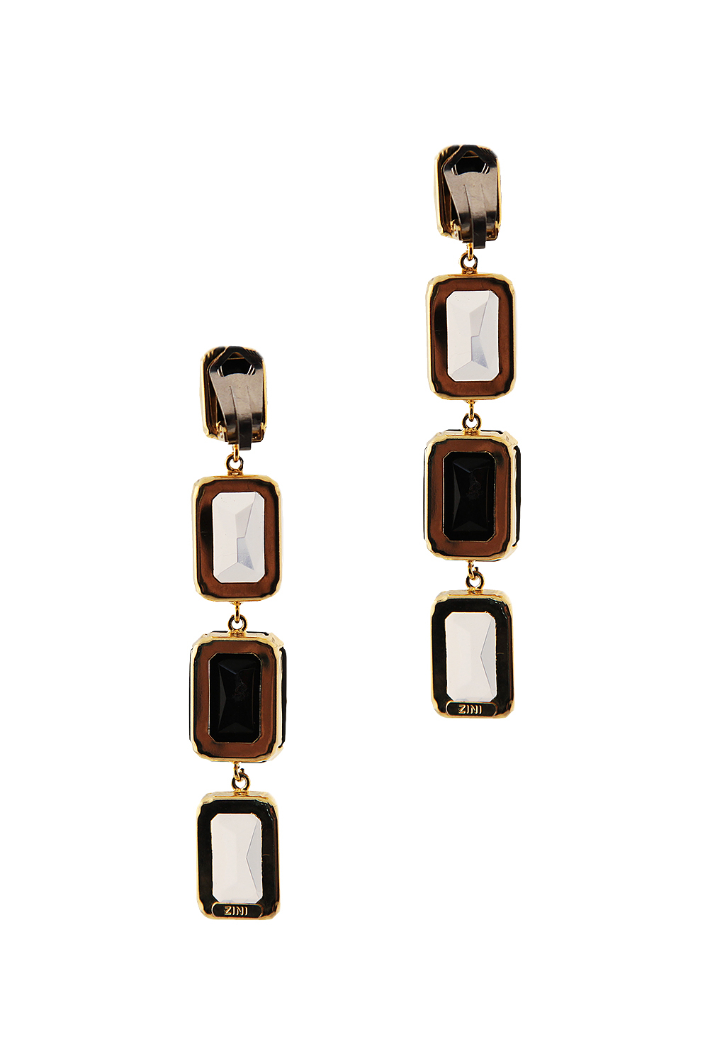 Carlo Zini Combined Clip-On Earrings