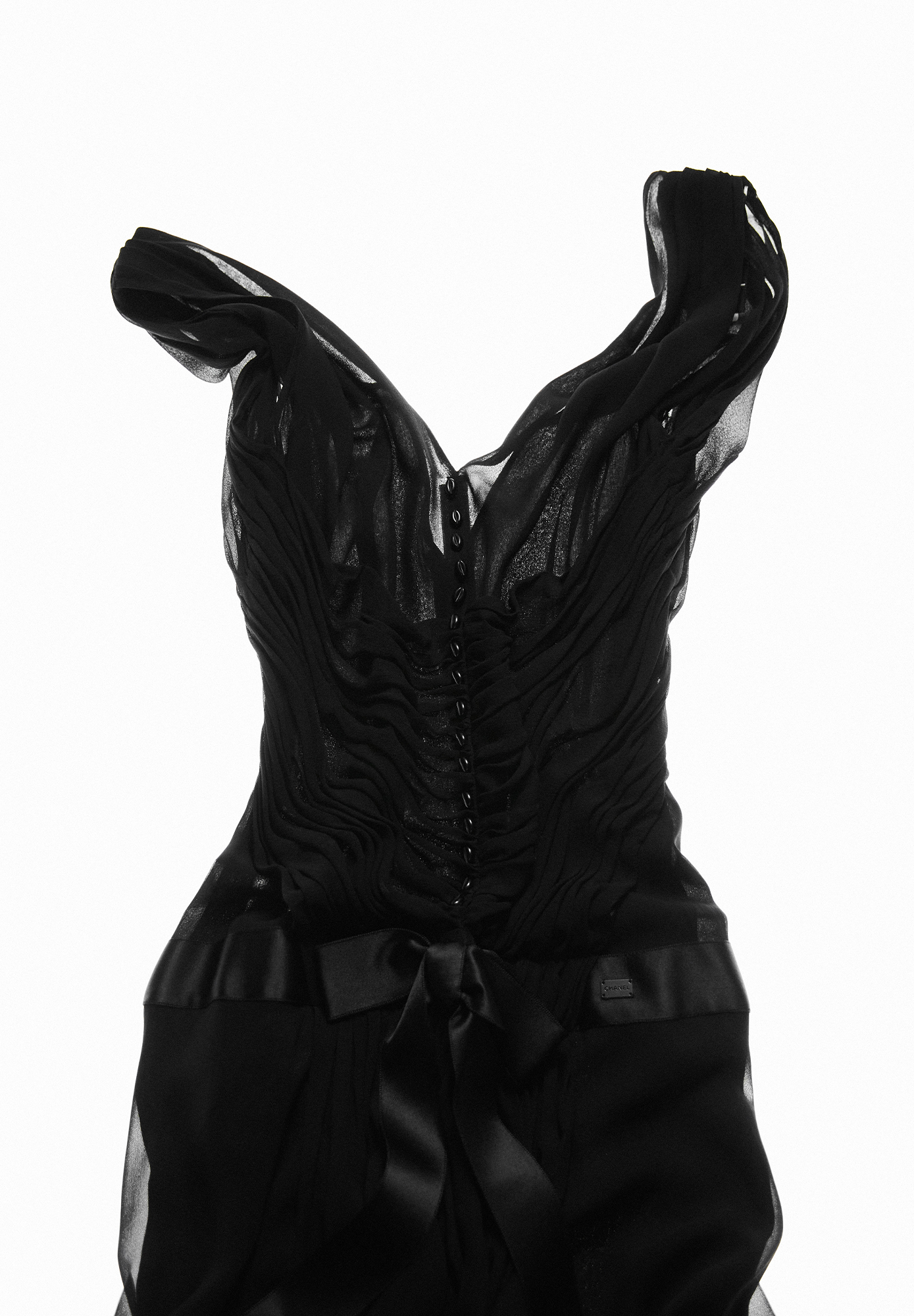 Chanel Draped Evening Dress