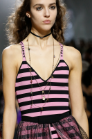 Christian Dior Striped Bodysuit