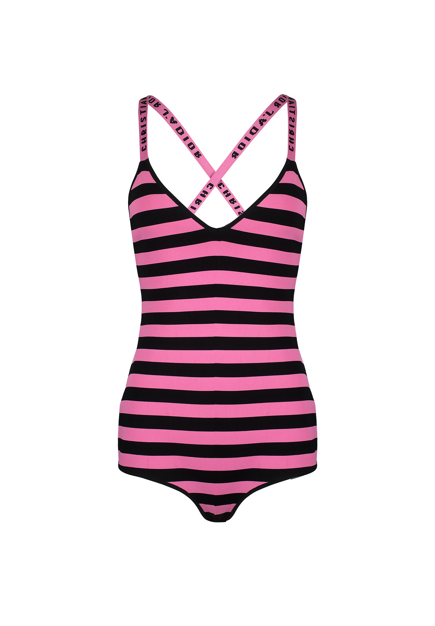 Christian Dior Striped Bodysuit