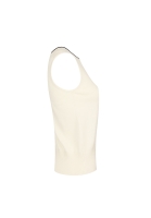 Chanel Cashmere Top With Black Trim