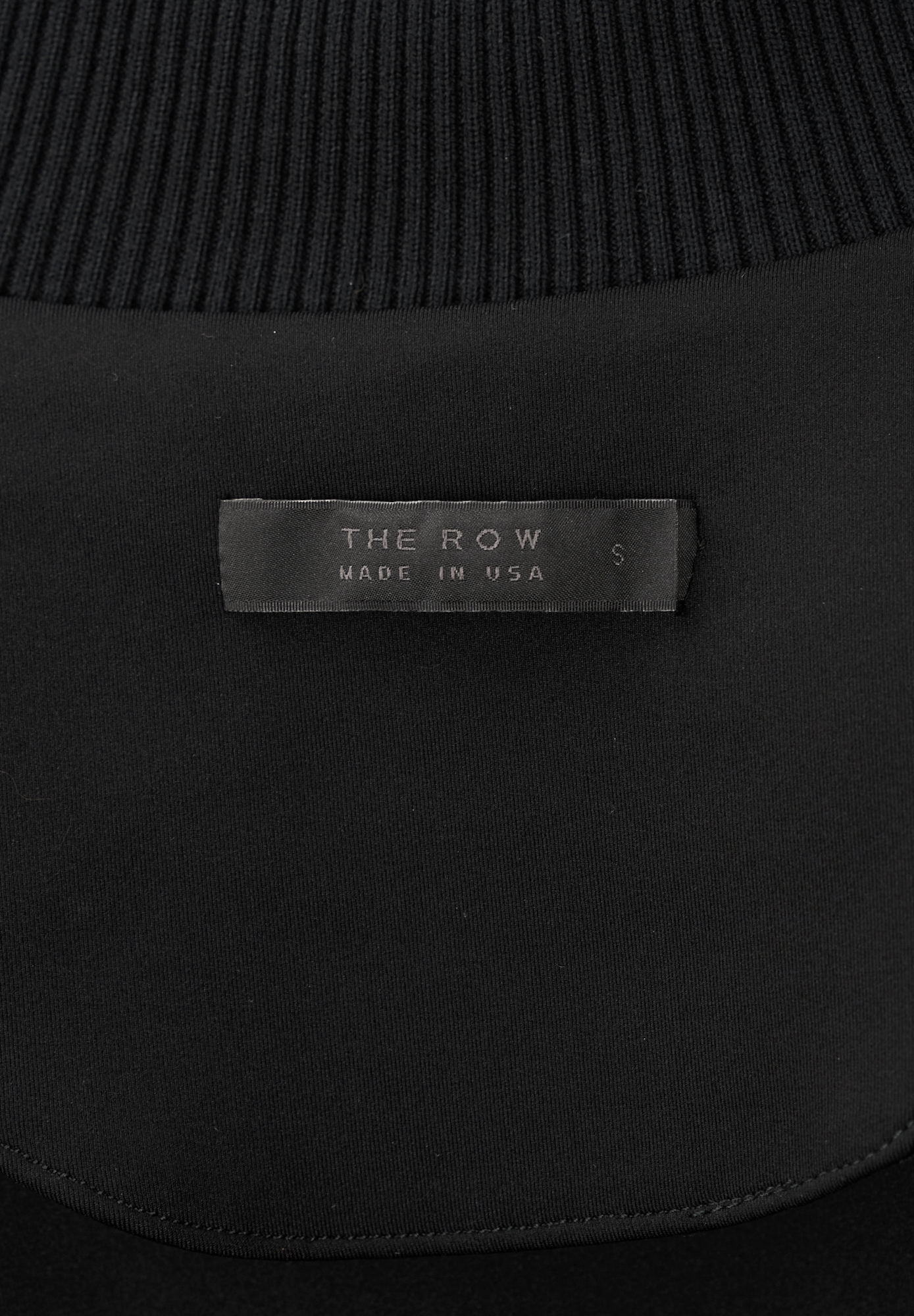 The Row Black Bomber Jacket