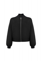 The Row Black Bomber Jacket