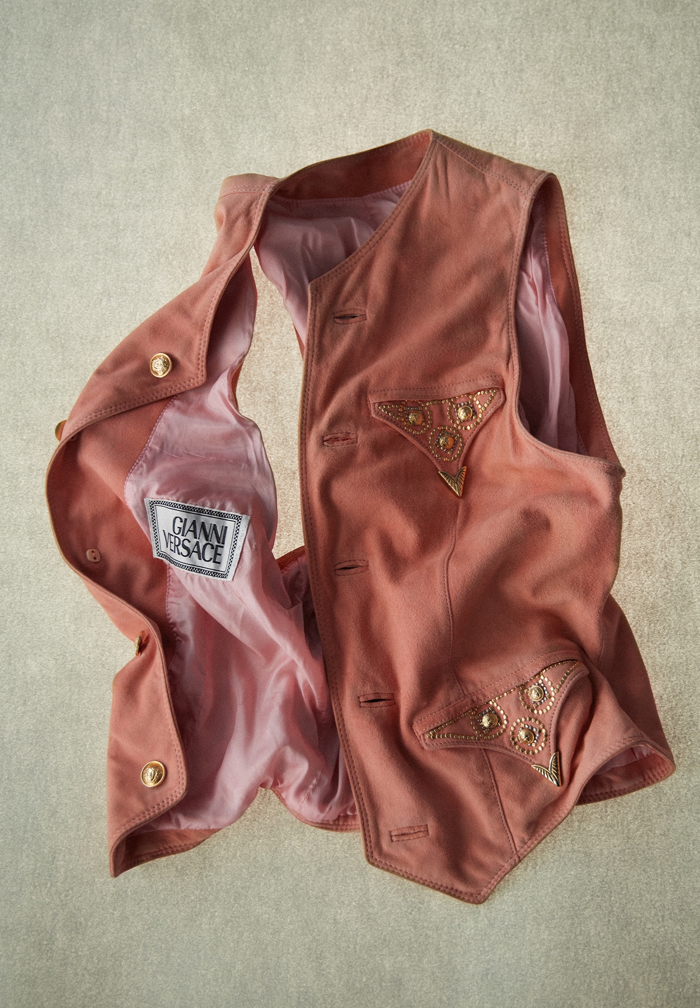 Gianni Versace Suede Vest