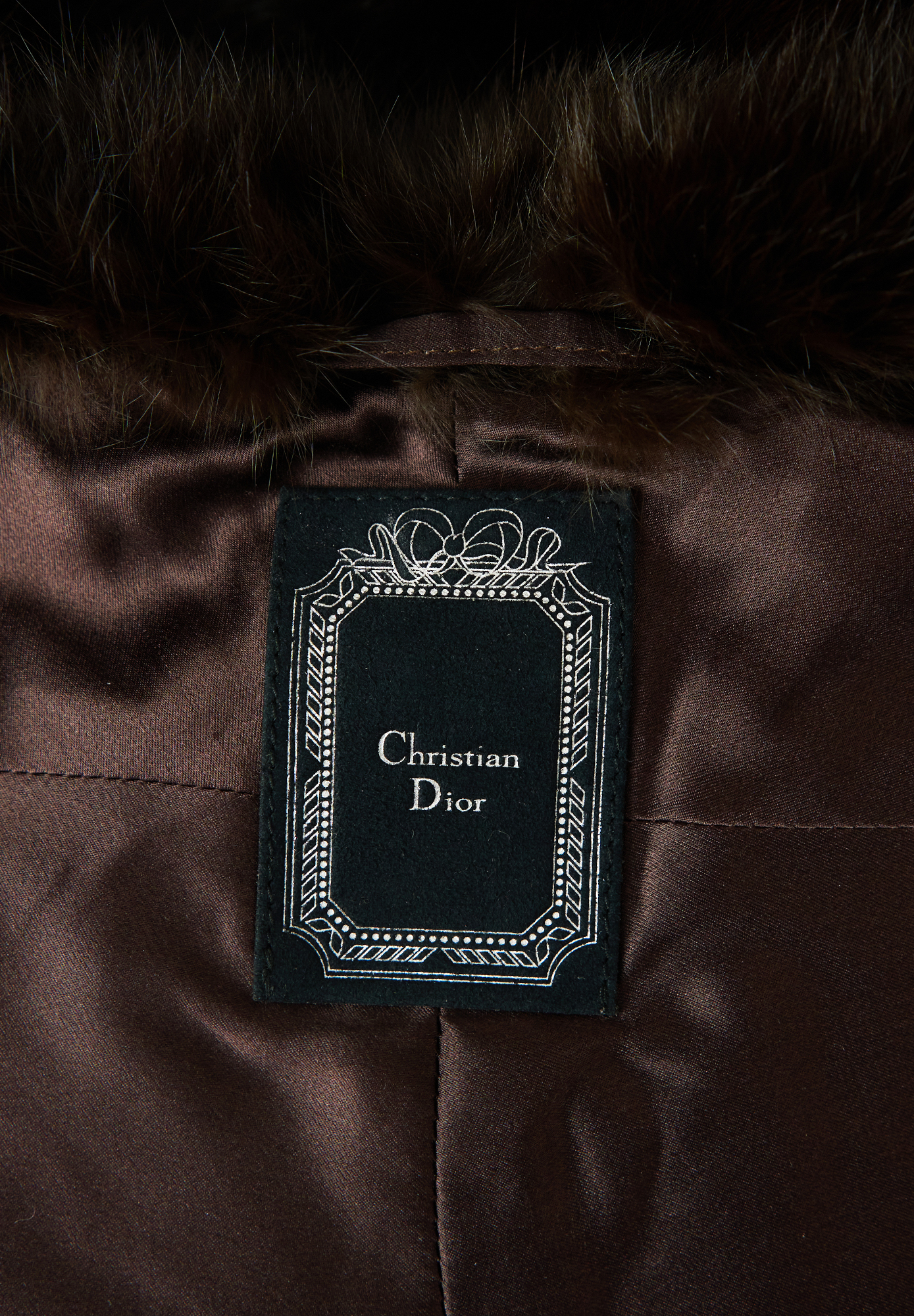 Christian Dior Rabbit Fur Cape
