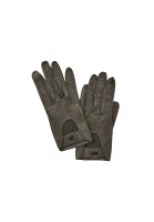 Loro Piana Brown Leather Gloves