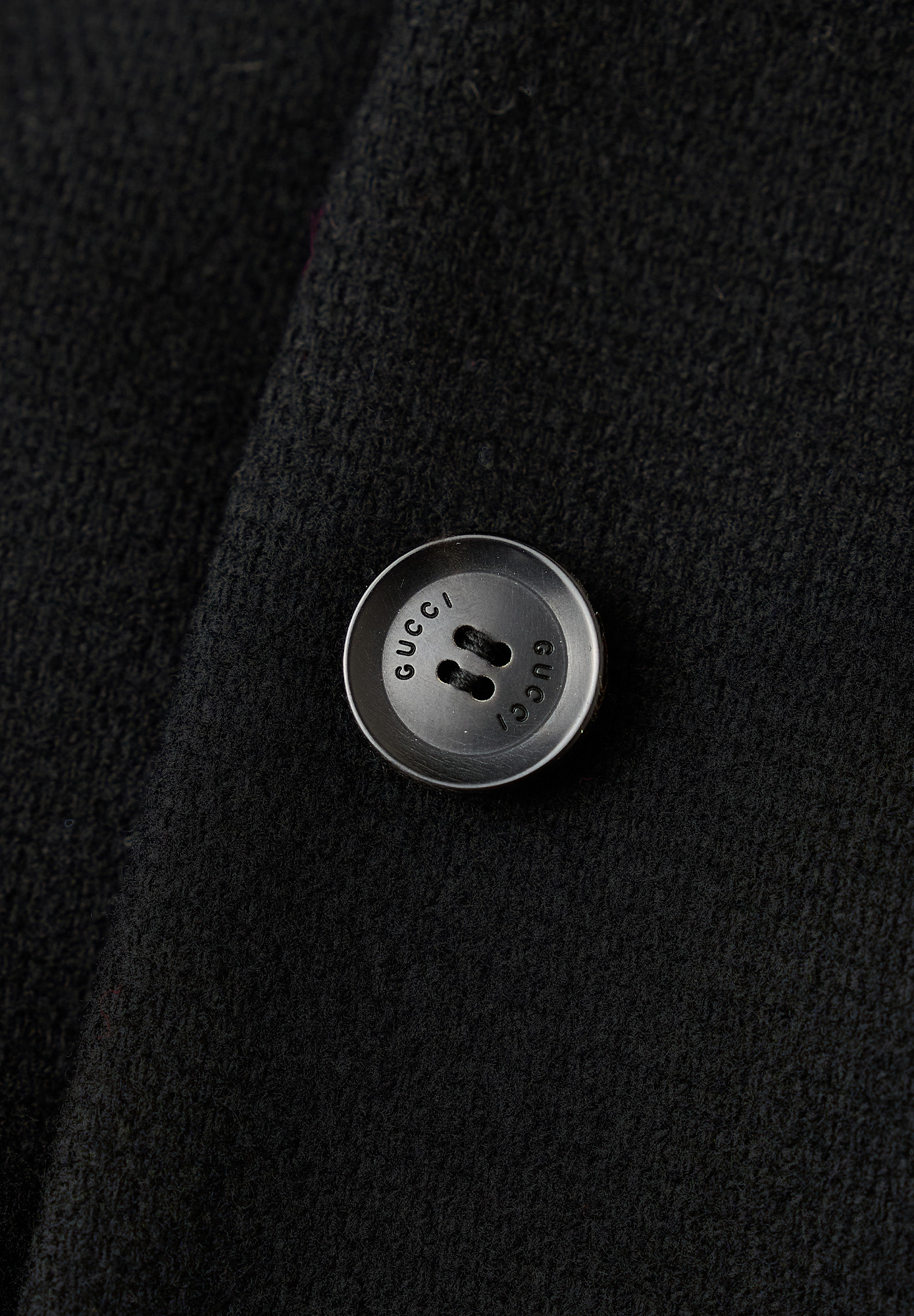 Gucci Black Wool Coat