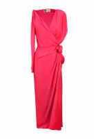Lanvin Pink Silk Maxi Dress