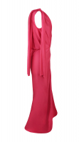 Lanvin Pink Silk Maxi Dress
