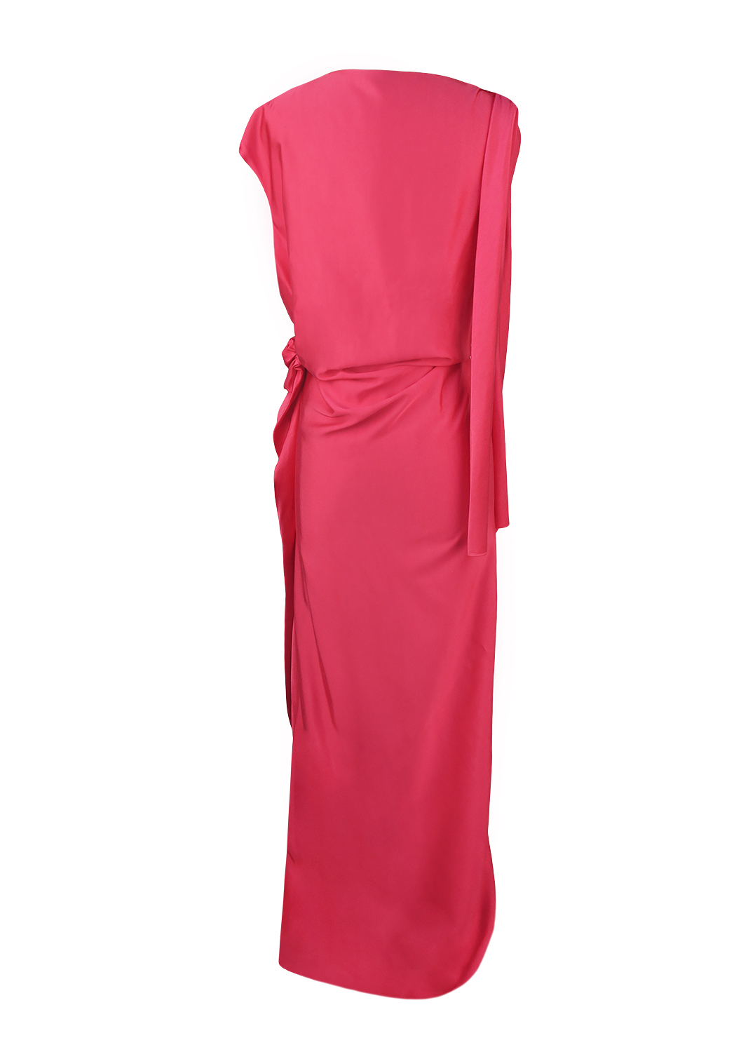 Lanvin Pink Silk Maxi Dress