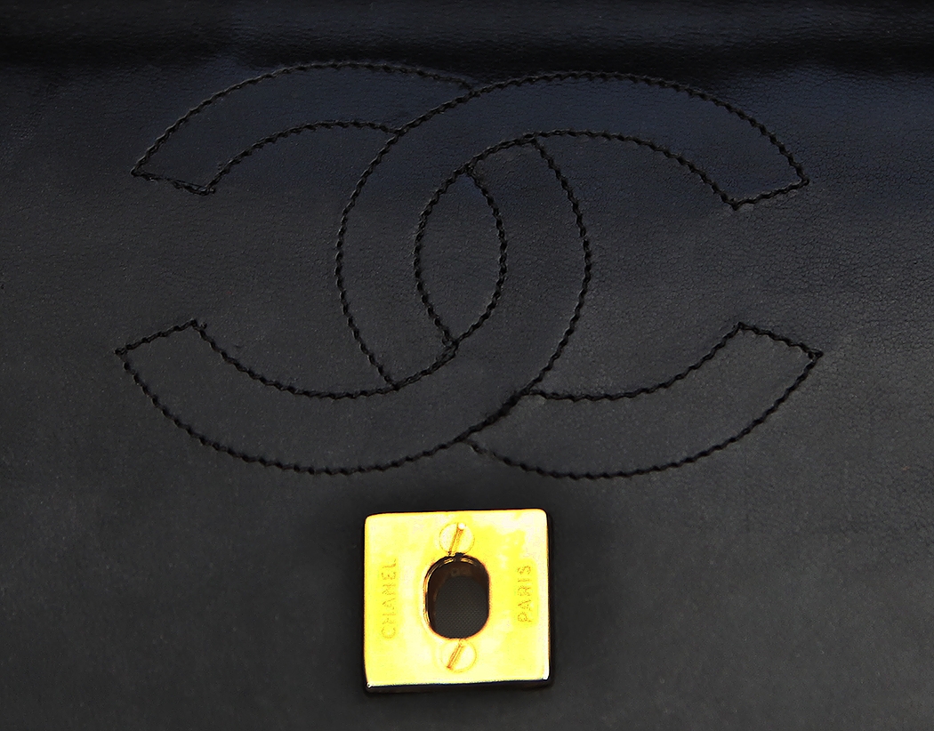 Chanel Black Bag On A Chain