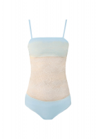 Chanel Blue Swimsuit