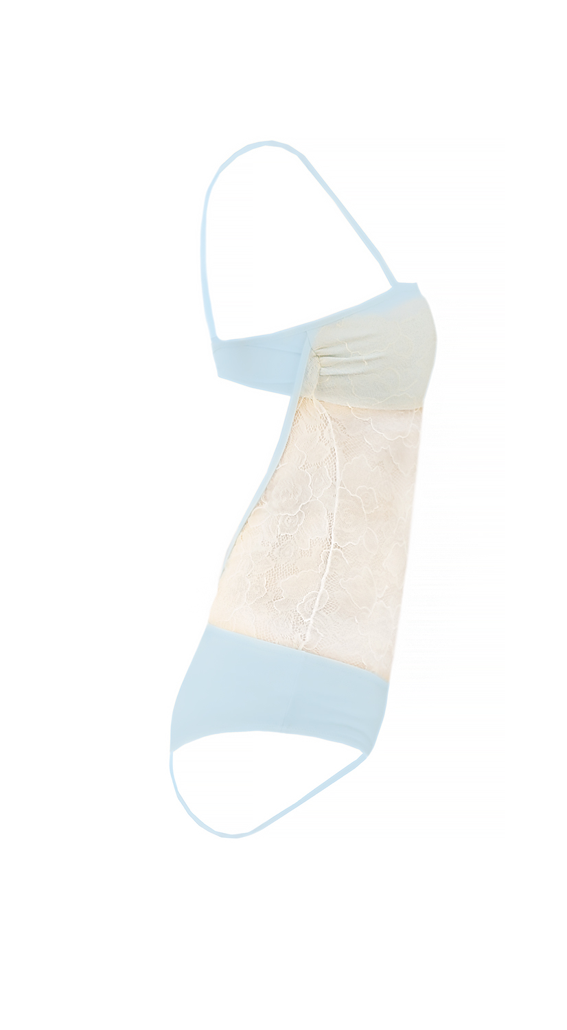 Chanel Blue Swimsuit