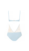 Chanel Blue Swimsuit