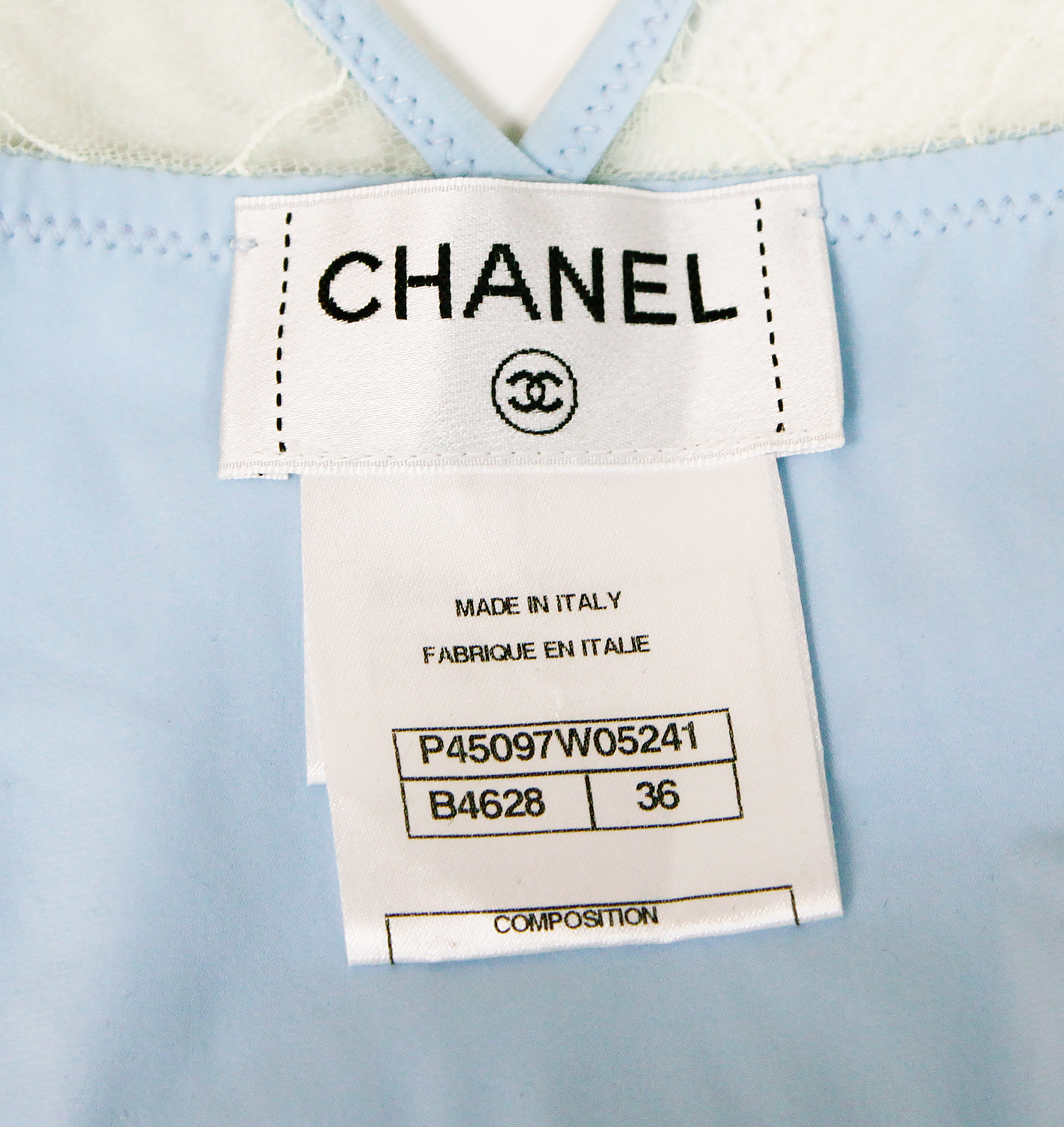 Chanel Blue Swimsuit