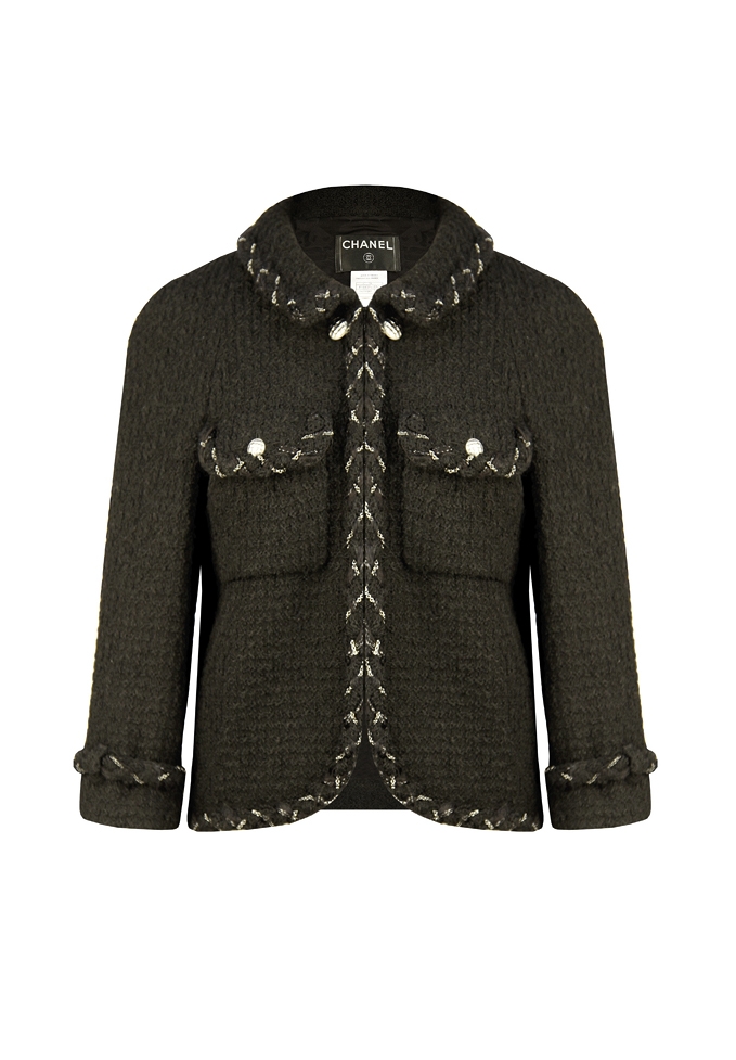 Chanel Black Tweed Jacket