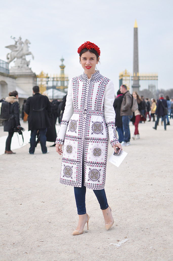 Valentino Embroidered Coat