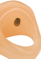 Chanel Pink Logo Ring