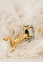 Fendi White Ostrich Feather Baguette 