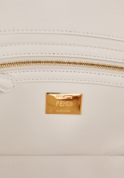Fendi White Ostrich Feather Baguette 