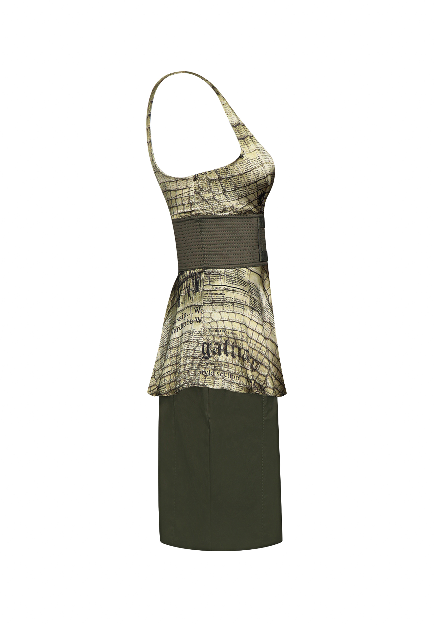 John Galliano Dark Green Set