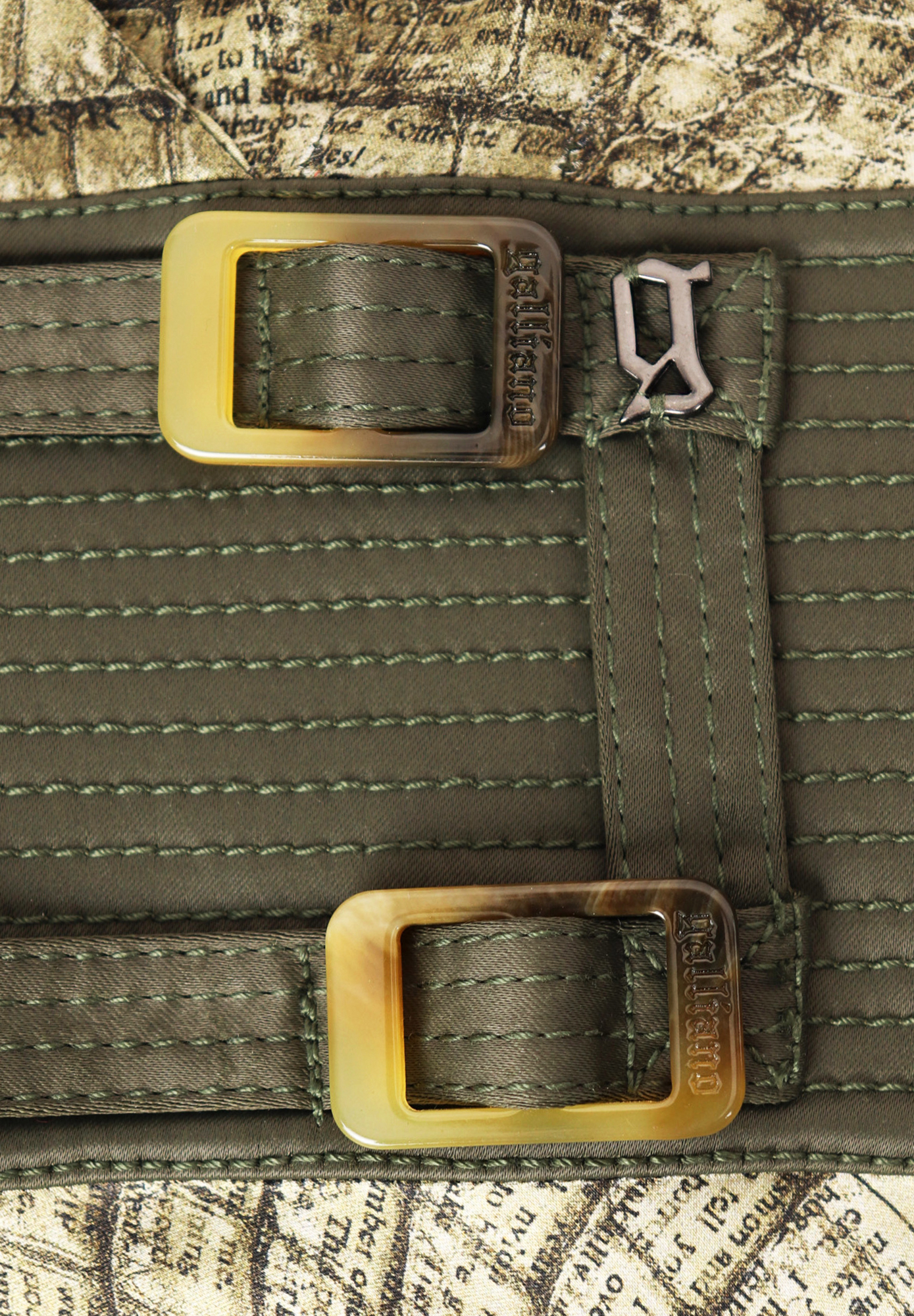 John Galliano Dark Green Set