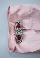 Coro Duettes Transformer Brooch with Cabochons